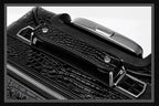 100% Real Leather travel luggage with handbag men head cowhide universal wheel crocodile pattern suitcase 20 inch boarding case