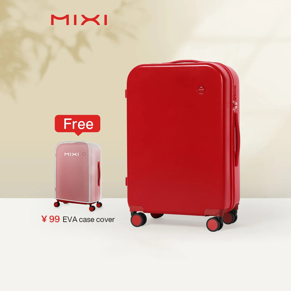 Mixi Hardside Luggage - Premium PC Travel Suitcase with Spinner Wheels