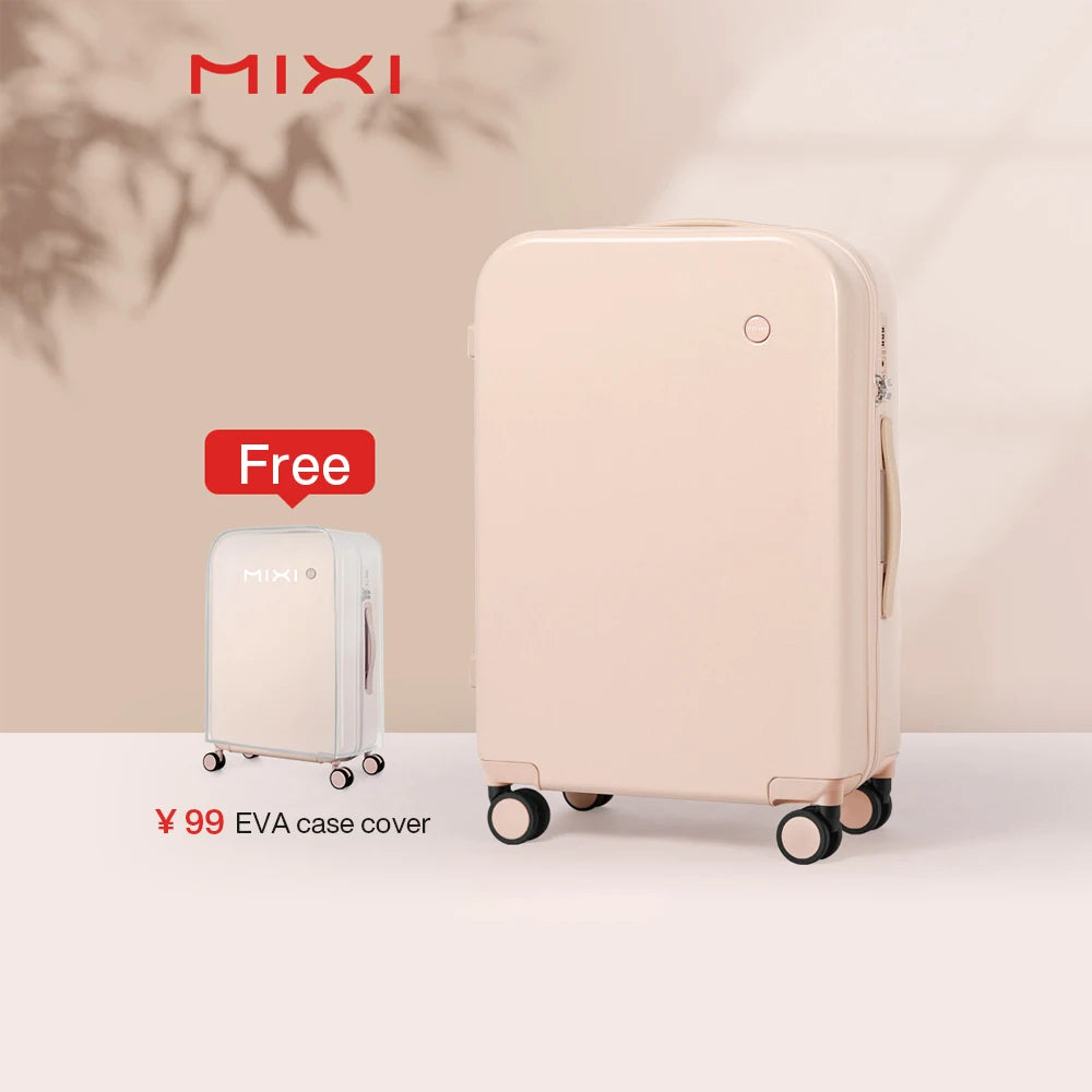 Mixi Hardside Luggage - Premium PC Travel Suitcase with Spinner Wheels