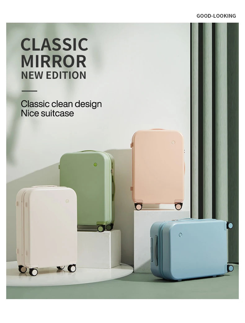 Mixi Hardside Luggage - Premium PC Travel Suitcase with Spinner Wheels