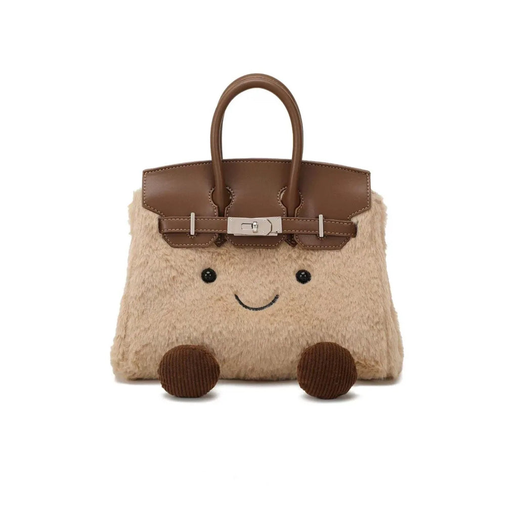 Niche design jllycatlm wind doll bag knock cute plush platinum bag bk elf tote bag