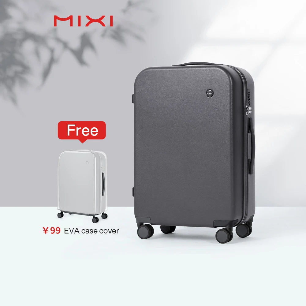 Mixi Hardside Luggage - Premium PC Travel Suitcase with Spinner Wheels