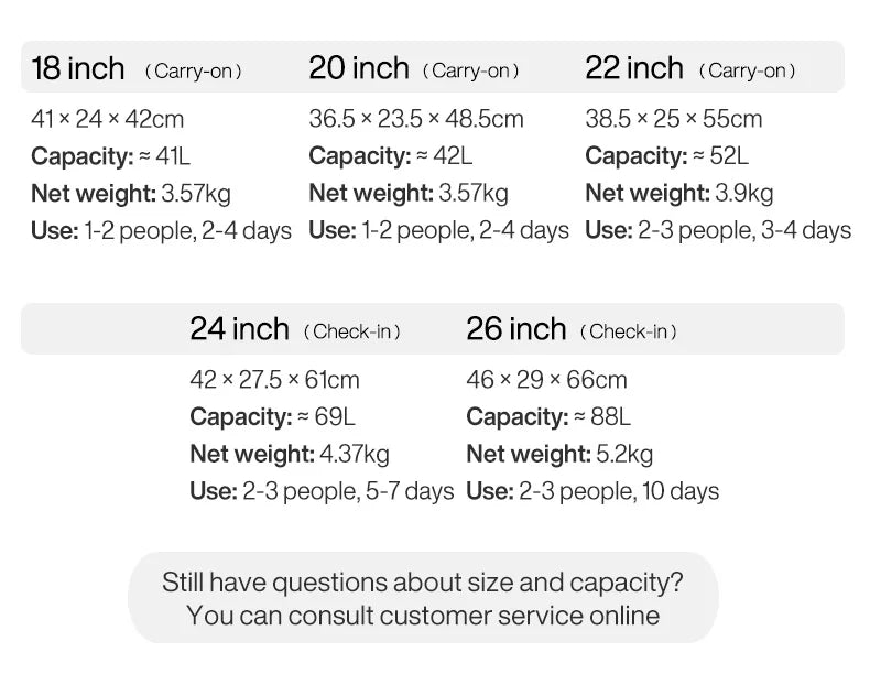 Mixi New PC Aluminum Frame Suitcase Front Opening Rolling Travel Luggage 20 Inch Carry-On 24 26 Inch M9291