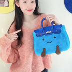 Niche design jllycatlm wind doll bag knock cute plush platinum bag bk elf tote bag