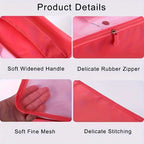 6pcs Multifunction Travel Bags Waterproof Clothes Storage Luggage Organizer Pouch Packing Cube Men And Women Travel Storage Bag