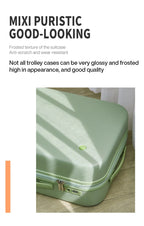 Mixi Hardside Luggage - Premium PC Travel Suitcase with Spinner Wheels