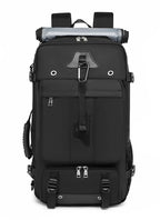 55L Large Capacity Travel Bag For Men 15.6 Inch Laptop Suitcase Backpack Multi-function Waterproof Backpack Outdoor Camping Bags