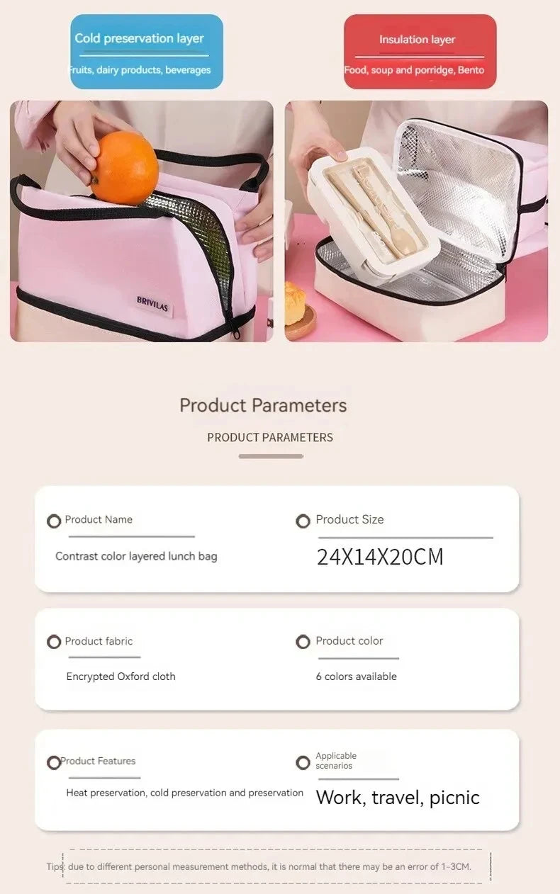 Large Capacity Lunch Bag