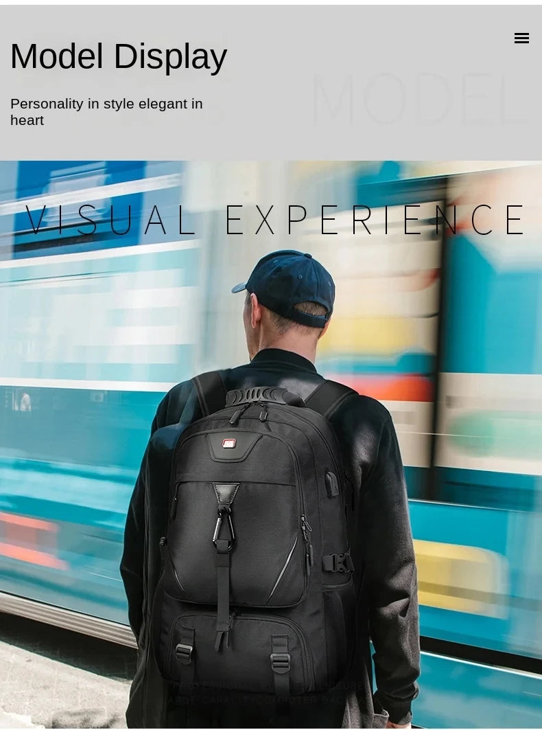 50L 60L 80L Travel Backpack for Women and Men Large Capacity Outdoor Waterproof Men's Business Trip Backpacks Women's Laptop Bag