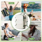 Large Travel Backpack Storage Vacuum Compression Bags with Pump, Waterproof Vacpack Backpack Women Men Business Vacuum Backpack