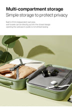 Mixi Hardside Luggage - Premium PC Travel Suitcase with Spinner Wheels