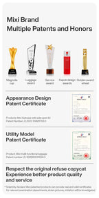 Mixi New PC Aluminum Frame Suitcase Front Opening Rolling Travel Luggage 20 Inch Carry-On 24 26 Inch M9291