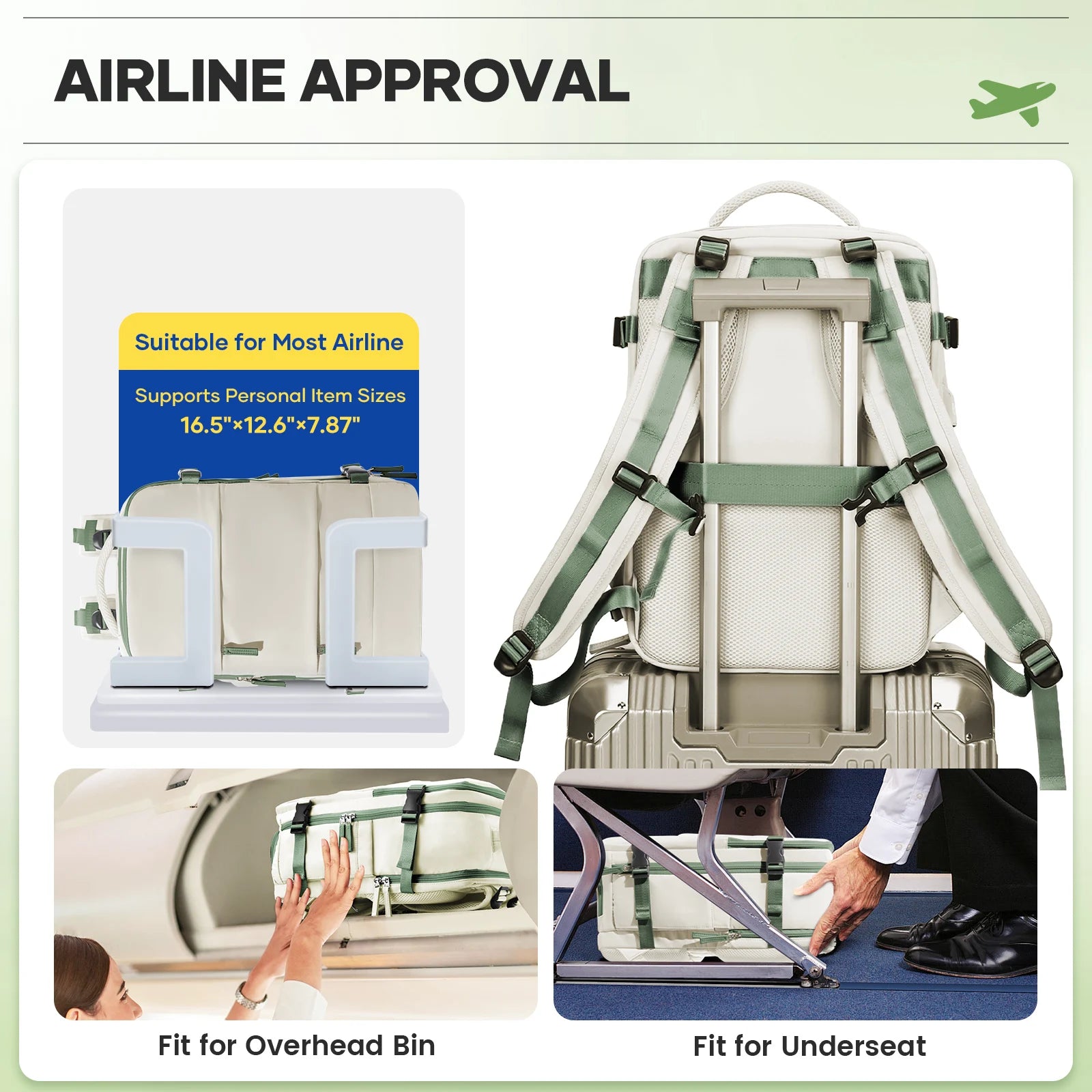 Large Travel Backpack Storage Vacuum Compression Bags with Pump, Waterproof Vacpack Backpack Women Men Business Vacuum Backpack