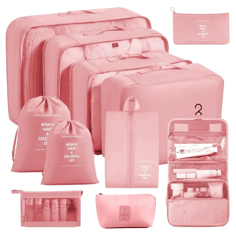 Travel Set Storage Bags Packing Cubes Student Dormitories Clothing Sorting Bags Clothes Digital Toiletries Shoes Organizer bag