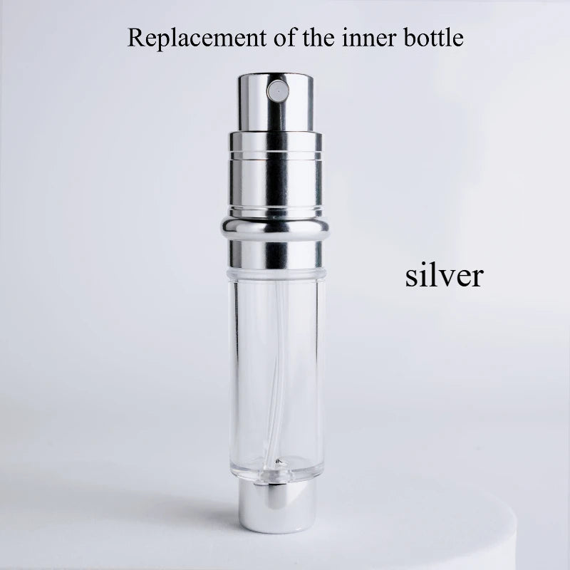 5ML Portable Compact Leather Perfume Bottle Multipurpose Sprayer Refillable Empty Perfume Atomizer for Travel Spray Bottle 1PC