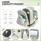 Large Travel Backpack Storage Vacuum Compression Bags with Pump, Waterproof Vacpack Backpack Women Men Business Vacuum Backpack