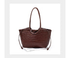 Genuine Leather Handwoven Tote Bag Women's Fashion Shopping Bag Large Capacity Shoulder Bag Luxury Design  Vegetable Basket