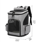 Breathable Pet Cat Carrier Backpack Foldable Pet Carrier Transport Travel Bag Expandable Large Capacity Creative for Cats Dogs