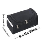 Leather Toiletry Bag for Men Women Dopp Kit Mens Hanging Toiletry Bag Travel Toiletry Bag for Traveling Large Cosmetic Bag for T