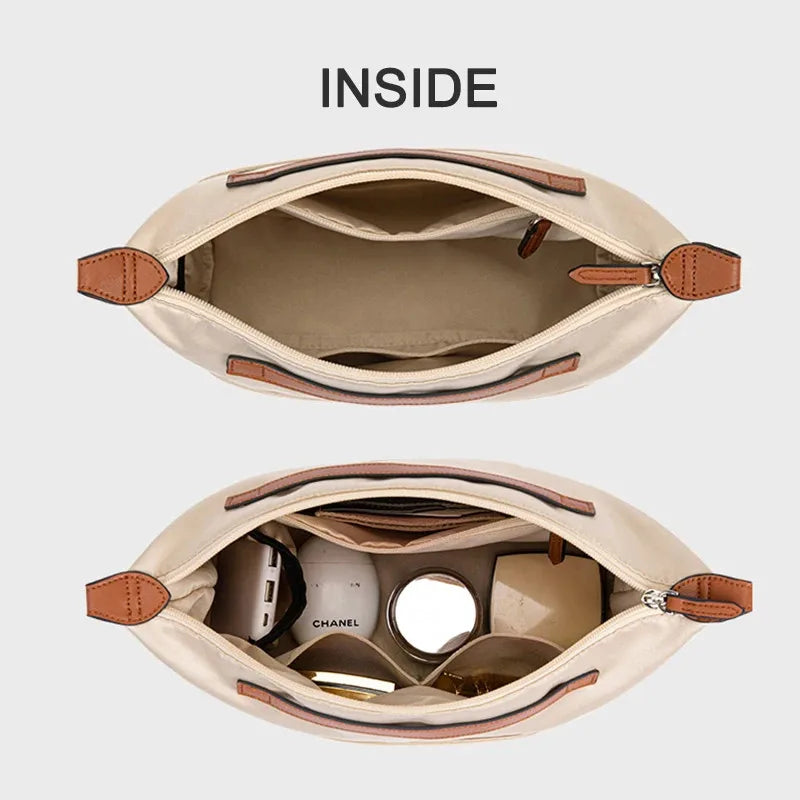 Lipstick Toner Nylon Insert Organizer Bag for Longchamp LE PLIAGE Bag Luxury Handbags Travel Inner Purse Portable Makeup Bags