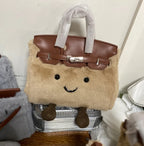 Niche design jllycatlm wind doll bag knock cute plush platinum bag bk elf tote bag