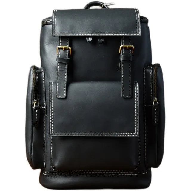 Vintage Leather Backpack M814