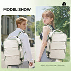 Large Travel Backpack Storage Vacuum Compression Bags with Pump, Waterproof Vacpack Backpack Women Men Business Vacuum Backpack