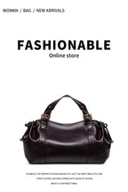 2026 New Women's Bag Boston Bag Solid Color Simple Handbag Working Bag Shoulder Crossbody Tote Soft