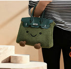 Niche design jllycatlm wind doll bag knock cute plush platinum bag bk elf tote bag