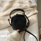 Autumn Winter Network Red One Shoulder Women's Bag New Fashion Crossbody Versatile Ins Texture Bucket Bag Shoulder Bags