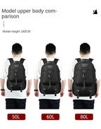50L 60L 80L Travel Backpack for Women and Men Large Capacity Outdoor Waterproof Men's Business Trip Backpacks Women's Laptop Bag