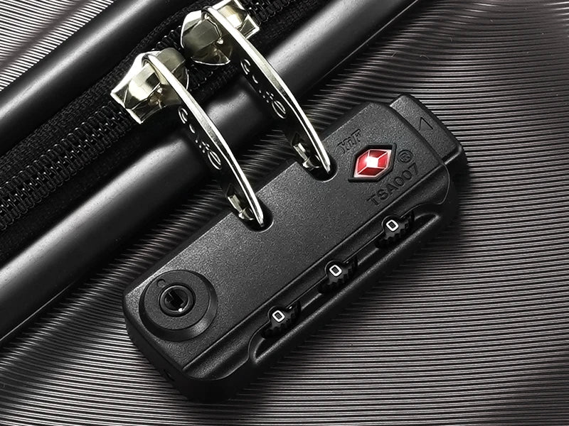 Coolife Luggage 3 Piece Set Suitcase Spinner ABS+PC Hardshell Lightweight TSA Lock USB Port, 20in 24in 28in Carry on Expanda