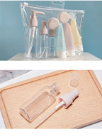 Perfume Bottle Set Refillable Spray Lotion Shampoo Shower Tube Bottling Refill Cosmetic Travel Liquid Container Portable Tool