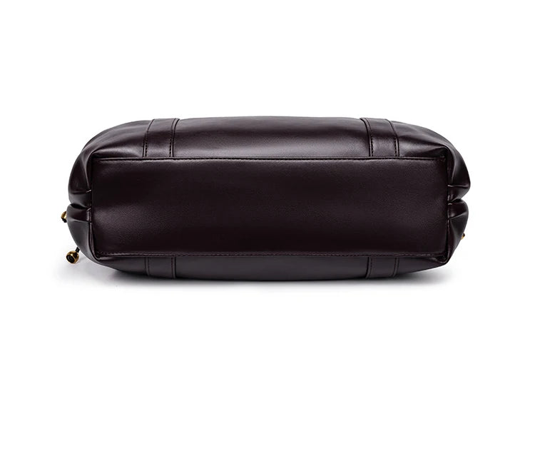 2026 New Women's Bag Boston Bag Solid Color Simple Handbag Working Bag Shoulder Crossbody Tote Soft