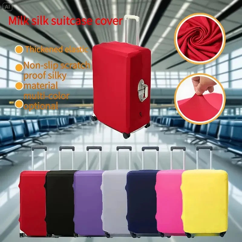 Fashion travel suitcase protective cover Luggage Protective Cover Solid Color Suitable for 18-28 Inch Suitcases