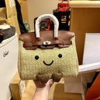 Niche design jllycatlm wind doll bag knock cute plush platinum bag bk elf tote bag