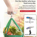 Portable Scale Digital LCD Display 110lb/50kg Electronic Luggage Hanging Suitcase Travel Weighs Baggage Fishing Scale with Hook
