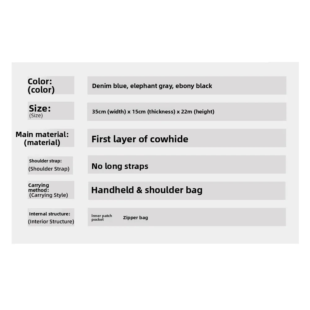 Premium First Layer Cowhide Boston Genuine Leather Women's Bag Simple Large Capacity Bowling Armpit Bag Portable Messenger Bag