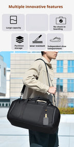 Large Capacity Travel Duffel Bag - Durable Oxford Cloth, Spacious & Stylish Overnight Sports Gym Bag with Multiple Compartments