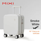 MIXI 14 Inch Underseat Carry On Luggage Lightweight Mini Suitcase PC Small Kids Bag TSA Lock Travel Suit Case  Spinner Wheels