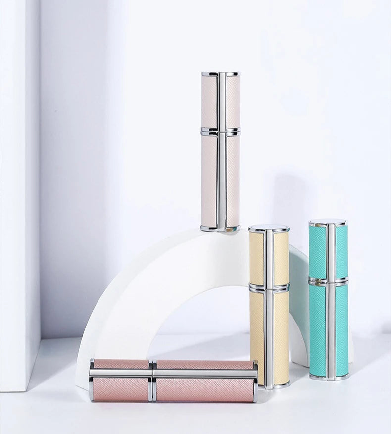 5ML Portable Compact Leather Perfume Bottle Multipurpose Sprayer Refillable Empty Perfume Atomizer for Travel Spray Bottle 1PC