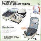 Large Travel Backpack Storage Vacuum Compression Bags with Pump, Waterproof Vacpack Backpack Women Men Business Vacuum Backpack
