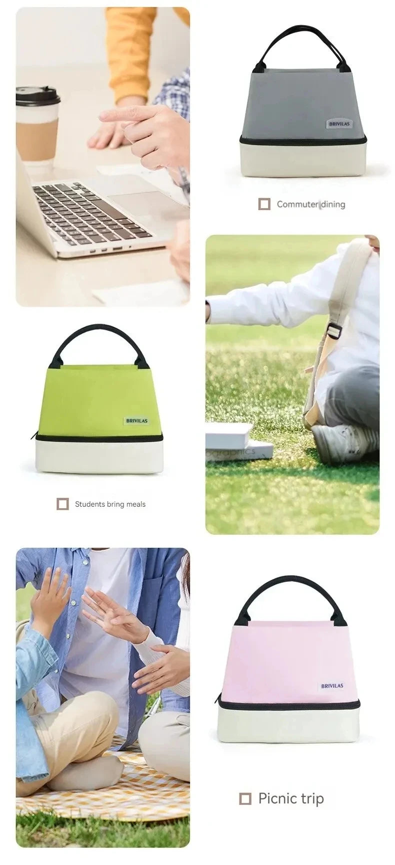 Large Capacity Lunch Bag