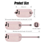 MoKo Secure Travel Money Belt Undercover Hidden RFID Blocking Travel Wallet Anti-Theft Passport Wallets for Men Women