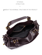 2026 New Women's Bag Boston Bag Solid Color Simple Handbag Working Bag Shoulder Crossbody Tote Soft