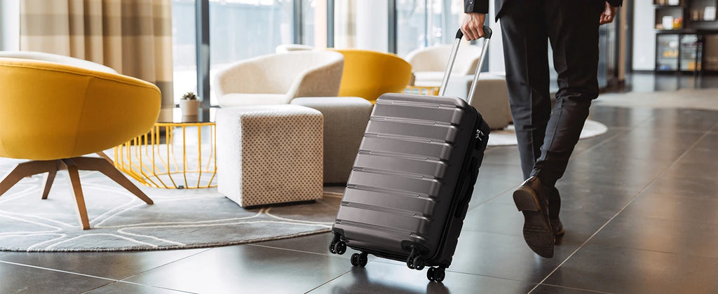 Coolife Luggage 3 Piece Set Suitcase Spinner ABS+PC Hardshell Lightweight TSA Lock USB Port, 20in 24in 28in Carry on Expanda