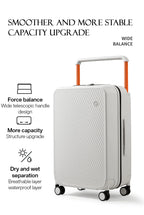 Mixi Gorgeous Wide Handle Suitcase 24" Travel Luggage Rolling Wheels Women Men 20" Carry On Cabin Hardside Patent Design M9276