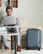 Coolife Luggage 3 Piece Set Suitcase Spinner ABS+PC Hardshell Lightweight TSA Lock USB Port, 20in 24in 28in Carry on Expanda