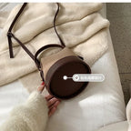 Autumn Winter Network Red One Shoulder Women's Bag New Fashion Crossbody Versatile Ins Texture Bucket Bag Shoulder Bags