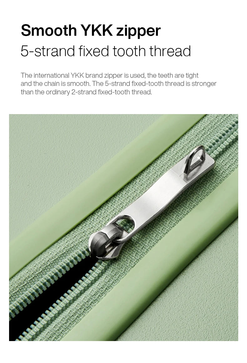 Mixi Hardside Luggage - Premium PC Travel Suitcase with Spinner Wheels